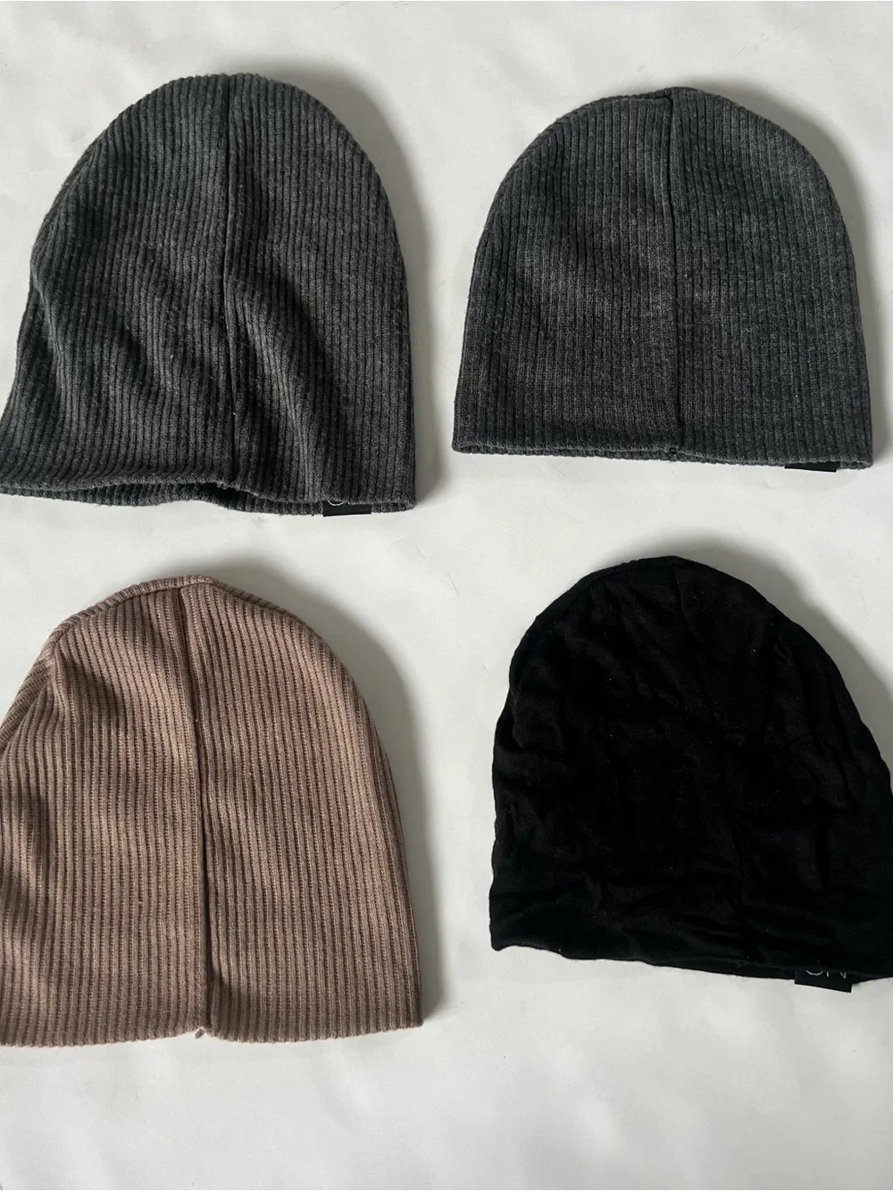 Children’s Noxx Beanie Slouchy Beanie Hat Jersey Knit Bundle Baby Lot Neutral